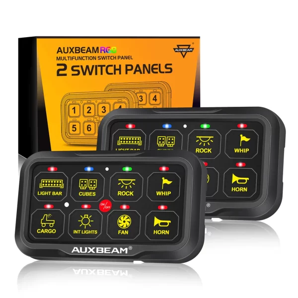 RA80 X2 RGB 8 Gang Switch Panel Kit - (without app)