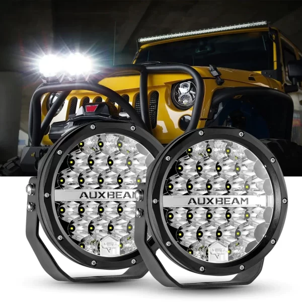 7 Inch 240W 24000Lumens Black LED Driving Lights