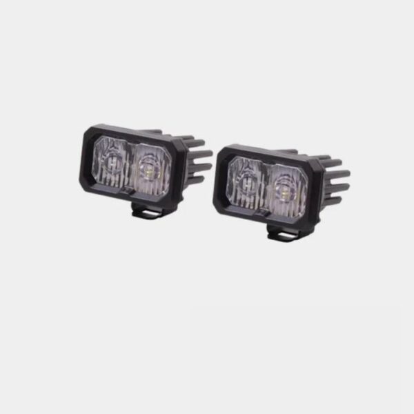 Diode Dynamics Stage Series 2" White Pro Backlit LED Pod (pair) - Diode Dynamics | Diode Dynamics  | Diode Dynamics Auxiliary Lights